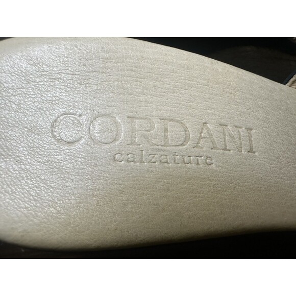 Cordani Calzature Elenor Suede Espadrille Wedge Platform Black Sandal US 8 EU 39 - Picture 7 of 10